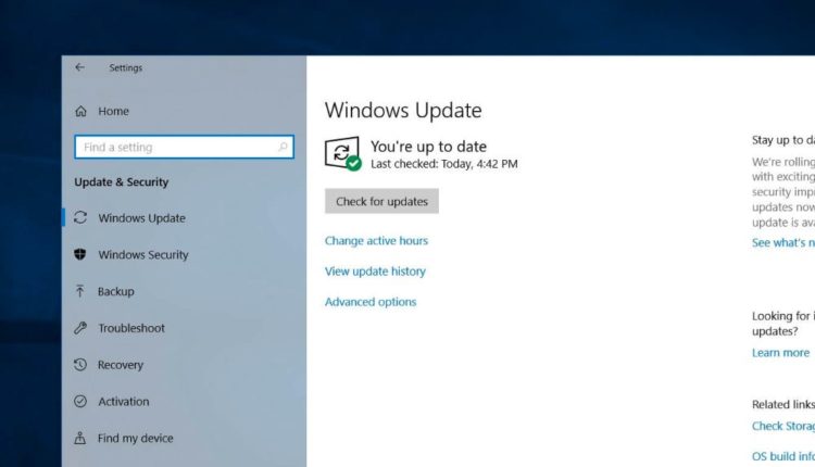 Installatie van Windows 10 Update mislukt