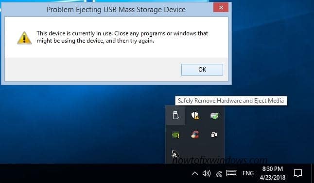 Problema meta tkeċċi l-USB Mass Storage