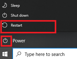 ここで、[再起動]をクリックします。 Windows10コンピューターがクラッシュし続ける問題を修正する