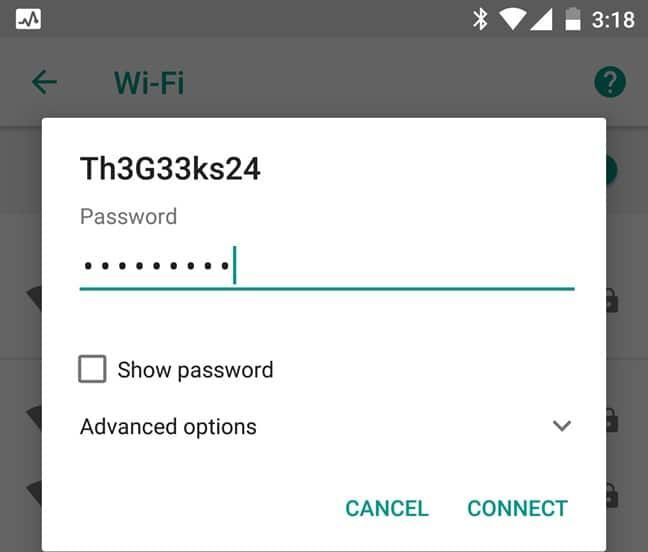 Om verbinding te maken met een netwerk, moet u zowel de SSID als het wachtwoord weten