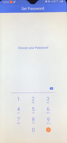 パスワードを選んでください