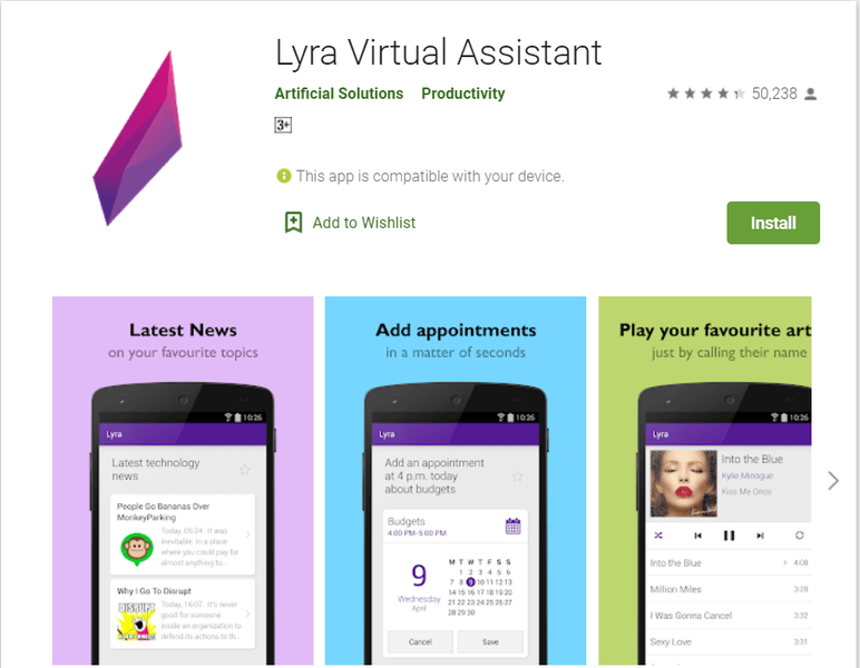 Lyra virtuele assistent