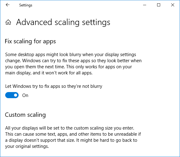 [Windowsにアプリの修正を試行させる]でトグルを有効にして、アプリを修正します