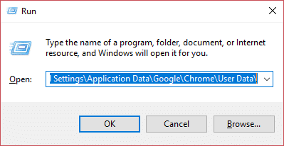 Renomeação da pasta de dados do usuário do Chrome