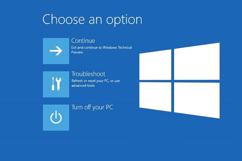 كيفية تمهيد Windows 10 في وضع الاسترداد