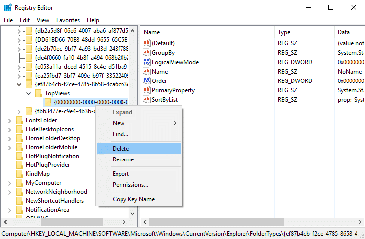 Registry hack om soekresultate reg te stel wat nie klikbaar is nie in Windows 10