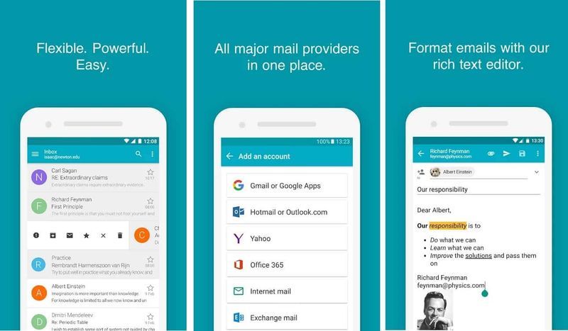 AquaMail | Найкращі програми електронної пошти для Android