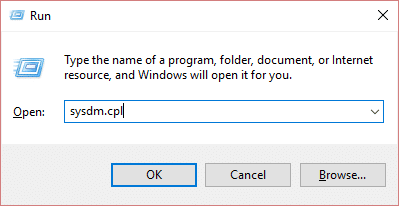 propriedades do sistema sysdm | Corrigir Alt + Tab não funciona no Windows 10
