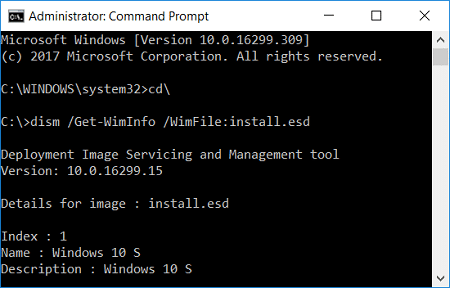Extraia Install.ESD para Install.WIM Windows 10
