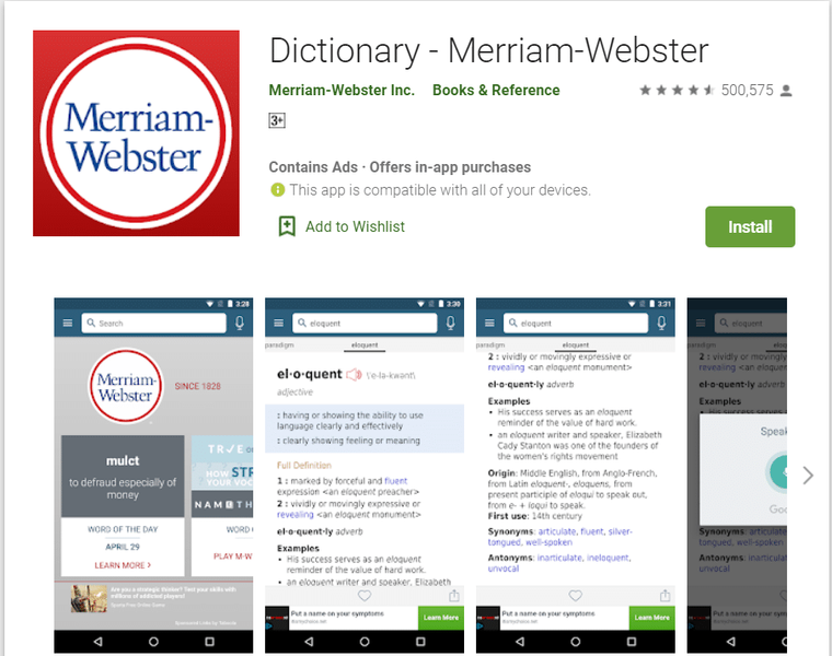 Rječnik - Merriam Webster