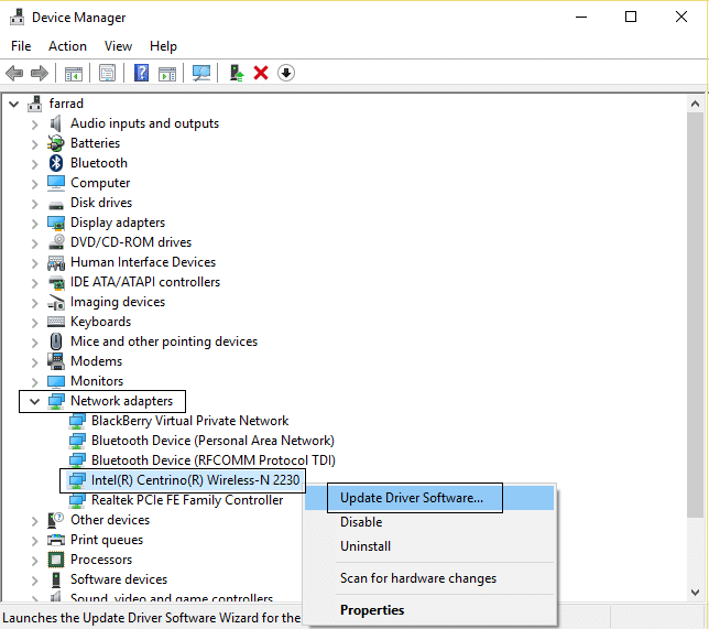 Procurar software de driver no meu computador