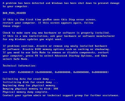 Windows 10-da BAD POOL HEADER-ı düzəldin