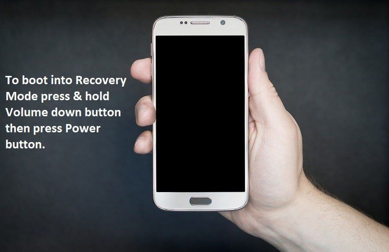Reinicie seu celular no modo de recuperação