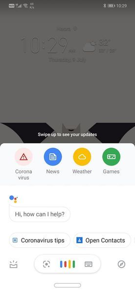 Iepenje Google Assistant troch op syn ikoan te tikjen