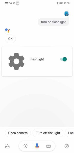 Gean fierder en sis Skeakelje de zaklamp | Skeakelje de zaklamp fan it apparaat yn mei Google Assistant