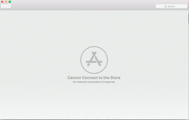 Herstel Mac Kan nie aan App Store koppel nie