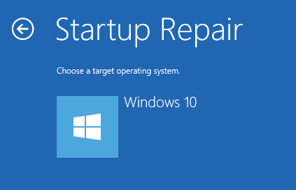 V okne Výber cieľového operačného systému vyberte Windows 10