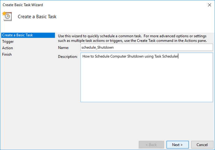 Windows10の自動シャットダウンをスケジュールする方法