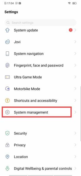 Отидете на Система или Управление на системата | Как да намерите свой собствен телефонен номер на Android