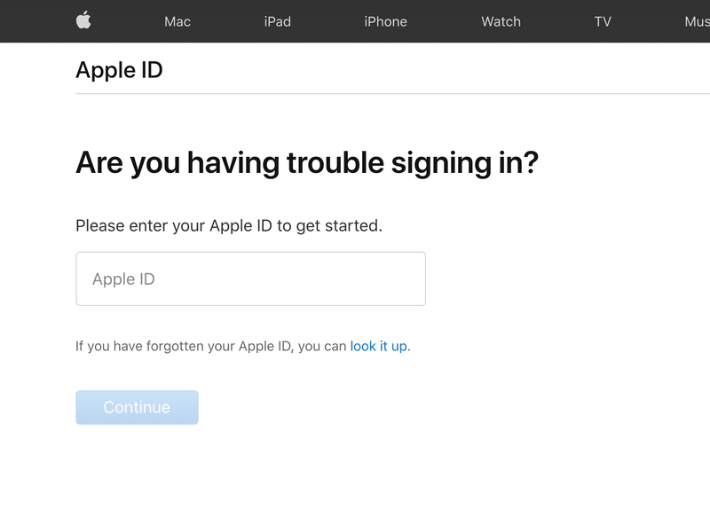 Најавете се со вашиот Apple ID и лозинка. Како да пристапите до сметката на Apple
