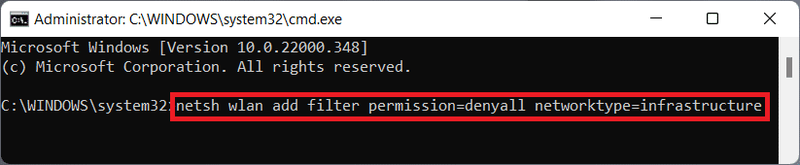 すべてのwifiネットワークをブラックリストに登録するコマンド。 Windows11でWiFiネットワーク名を非表示にする方法
