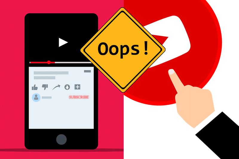Een fout oplossen Opgetreden 'probeer opnieuw' Afspeel-ID op YouTube