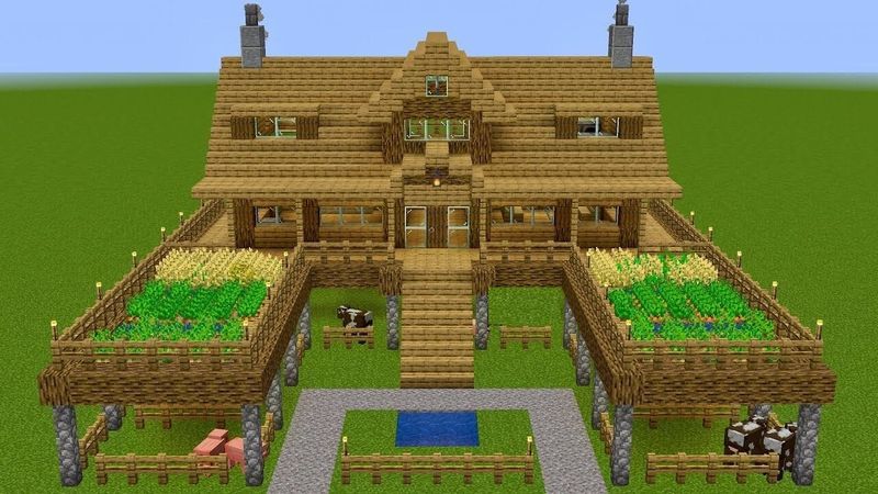 minecraft-dom-poziomowy-farm