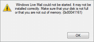 Risolto il problema con Windows Live Mail