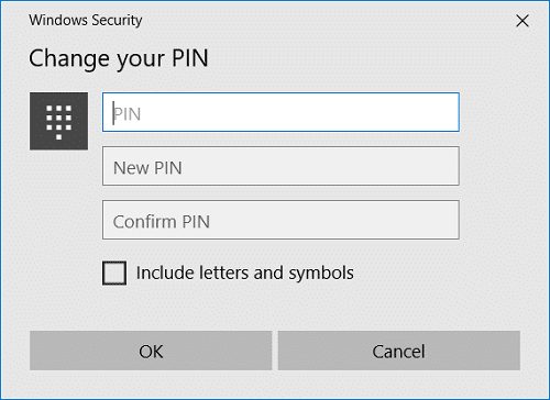 أدخل رقم التعريف الشخصي الحالي للتحقق من هويتك ثم أدخل رقم PIN جديدًا
