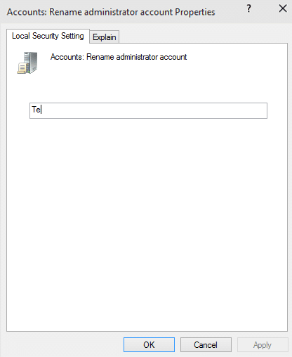 Modifica il nome dell'account utente in Windows 10 utilizzando l'Editor criteri di gruppo