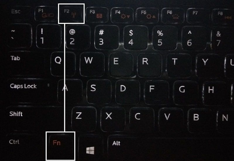 Uključite bežičnu vezu sa tastature