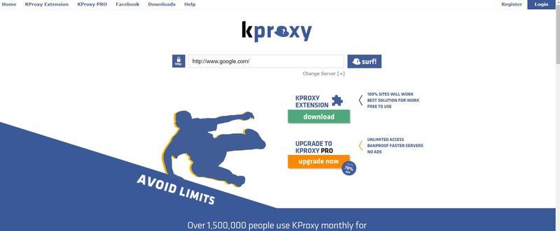 kProxy | Besplatni proxy softver za Windows 10