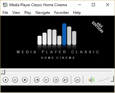 Nruab Media Player Classic thiaj li ua si .mov ntaub ntawv