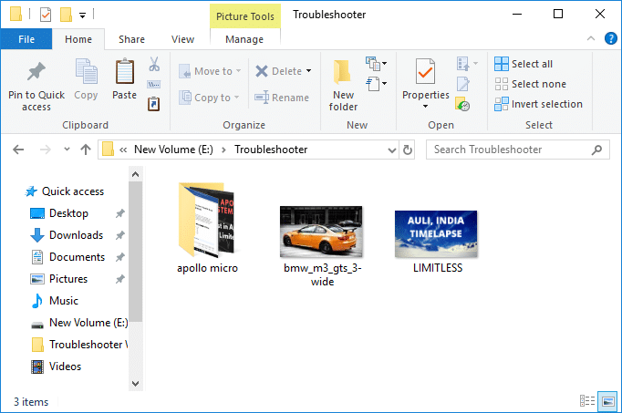 Navegue até o arquivo ou pasta que deseja compactar | Compacte ou descompacte arquivos e pastas no Windows 10