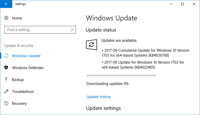 Ispravite grešku pri instalaciji ažuriranja za Windows 10