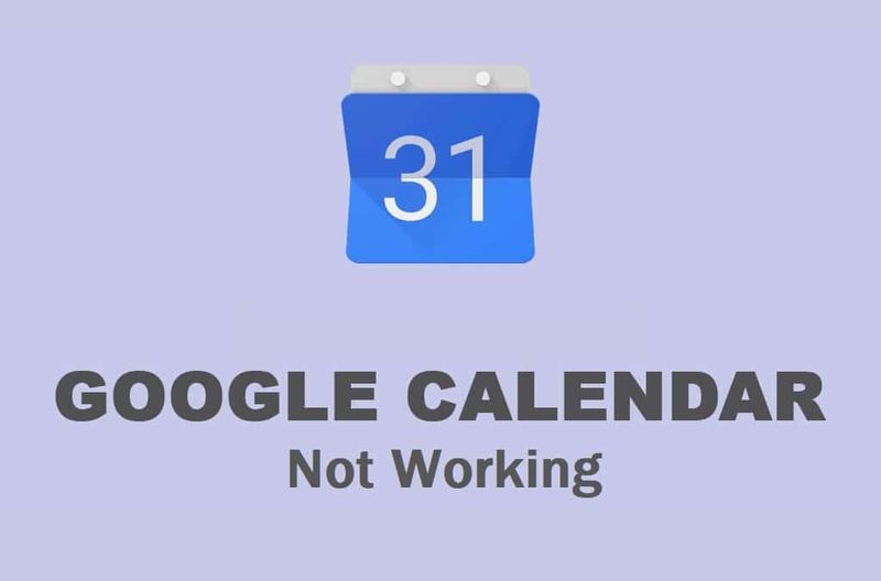 Rekebisha Kalenda ya Google haifanyi kazi kwenye Android