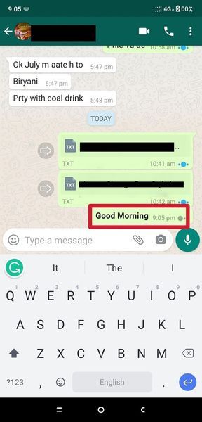 メッセージを送信すると、太字で配信されます。 | WhatsAppでフォントスタイルを変更する方法