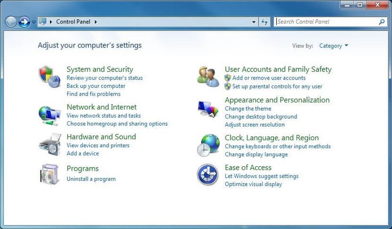 Windows7のコントロールパネル| Windows7でコントロールパネルを開く方法