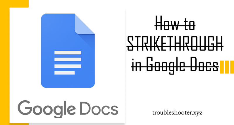 Como riscar texto no Google Docs