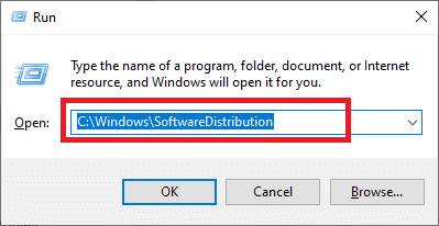 C： Windows  SoftwareDistribution