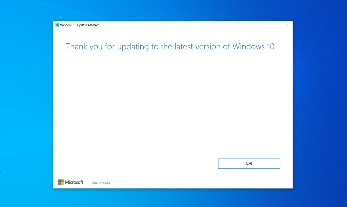 Atualização do Windows 10 usando o Assistente de atualização