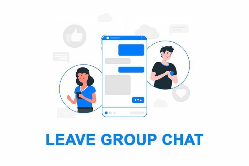 Comment quitter une discussion de groupe dans Facebook Messenger