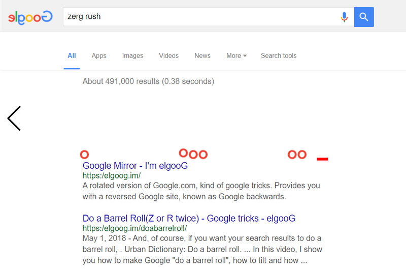 Zerg Rush | Ezkutuko Google jokoak jolasteko