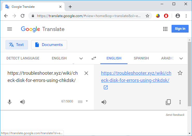 प्रतिबंधित वेबसाइट्समध्ये प्रवेश करण्यासाठी Google भाषांतर वापरा