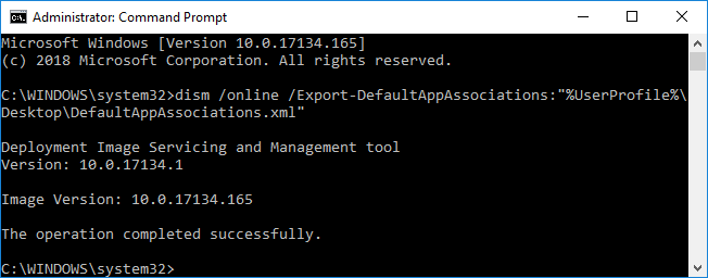 Exportujte vlastné predvolené priradenia aplikácií v systéme Windows 10