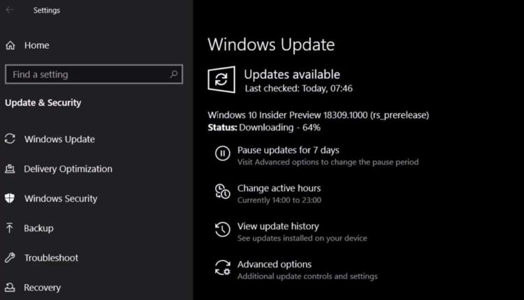 Windows 10 19H1 Preview build 18309 Fast ring инсайдерлері үшін қол жетімді. Міне, жаңалық!