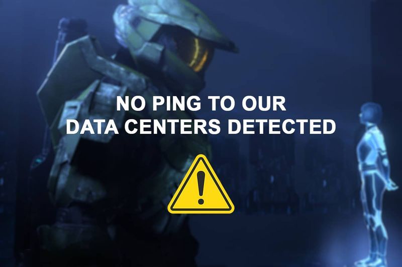 Corrigir o erro Halo Infinite No Ping para nossos Data Centers no Windows 11