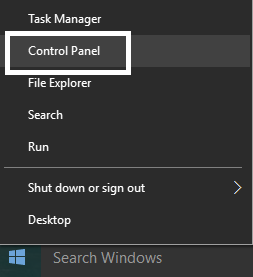 pannellu cuntrollu | Disattivà u filtru SmartScreen in Windows 10