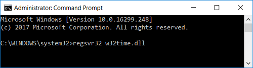 Ponovo registrirajte Windows Time DLL da popravite krivo vrijeme na satu Windows 10