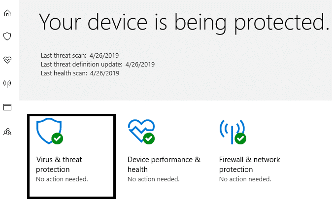 Aprite Windows Defender è eseguite scansione di malware | Accelerate u vostru Computer SLOW